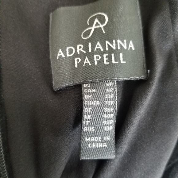 Adrianna Papell Navy Crisscross Back Maxi Dress - Picture 14 of 16